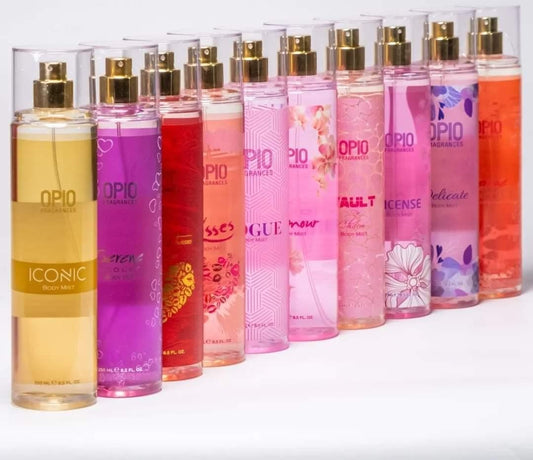 Body mist with a long-lasting fragrance